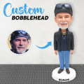 Custom Full Body Bobble Head Toys: High-Quality 12-Inch 3D Statues with Pottery Raw Materials and Warranty. 
