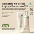 AXIS-Y Complete No-Stress Physical Sunscreen V3 - SPF 50 Mineral Sunscreen with 2% Niacinamide, Zinc, Sunblock for Broad Spectrum Sun Care - Korean Skincare 50ml. 