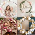 [60/80/100CM Air Ring Balloon Ring] [Round Balloon Stand Arch Garland] [Birthday & Wedding & Party Decoration]. 