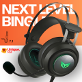 PRO II RGB Gaming Headphones with Noise Cancelling Mic, 7.1 Surround Sound, Super Bass, Vibration, Soft Memory Foam Ear Cushions, for PC, PS4, Mobile, Laptop, and Gaming Consoles - Unique Mall. 