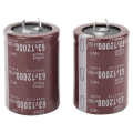 2PCS Pressure Resistant 12000Uf Filter Capacitor For Hobby Electronics Audio Video Project Electronic Repair. 