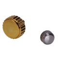 Waterproof Watch Crown Parts Replacement Assorted Gold & Silver Dome Flat Head Watch Accessories Repair Tool Kit for Watchmaker. 