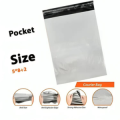 Bundle of 1 KG Recycled Courier Flayer Bags for Packing Material with Address Pocket pocket flayer Recycled Flyers Packing Flayer your designed and your logo avalable. 