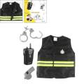 Kids Police Costume Fancy Cop Officer Toy Party Favors Drama Cosplay Props. 