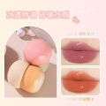 NOVO lip gloss lip jelly red moisturizing waterproof long-lasting non-fading non-stick cup super complexion parity ins student party. 