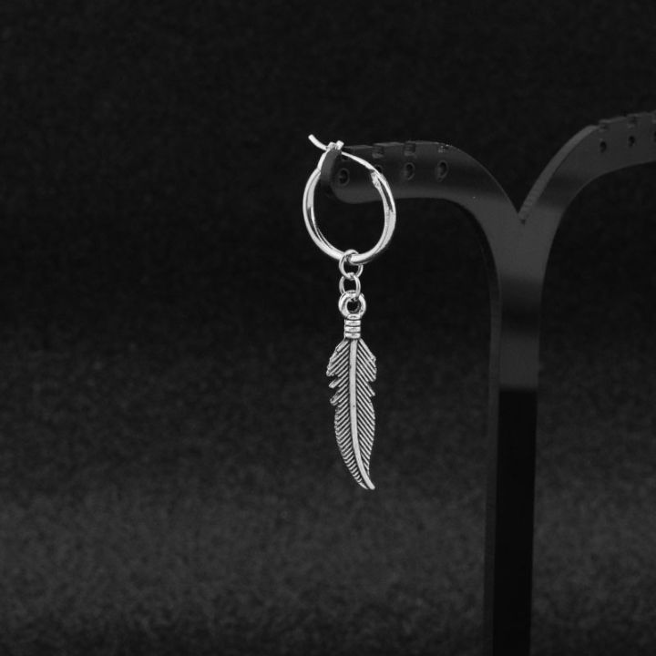N%20ES%20GOT7%20Duan%20Yien%20with%20the%20same%20retro%20feather%20earrings%20earrings%20without%20pierced%20ear%20clips%20-%20Image%204