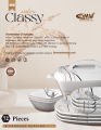 Melamine Square dinner set  72pieces ARKON- Classy. 