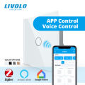 Livolo  4 Gang Touch & Remote Smart Light Outlet Wall Switch. 