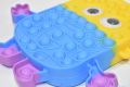 POP IT MINION SHAPED HAND BAG Push Pop Bubble Squeeze Sensory Stress Relief Fidget Spinner Pop It Silicone Toy Kids, Children, Adults. 