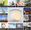 FANSBE White Noise Machine, White Sound Machine with Light for Sleeping, White Noise with 12 Soothing Sounds for Sleeping, Baby, Children, Adults. 