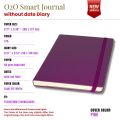Standard Executive Notebook Diary Size (8.5" x 5.5") without date. 