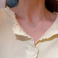 【Very good-looking】Fashion Zircon Choker Necklace Clavicle Chain Women Trendy Simple Tiny Jewelry Nicle. 