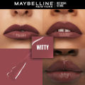 Maybelline New York - Superstay Vinyl Ink Lipstick Witty. 