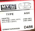 Mytec Front Disc Brake Pad Set for FAW V2. 