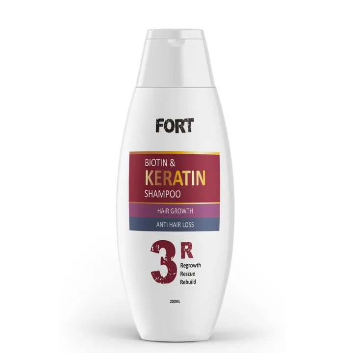 FORT%20Biotin%20&%20Keratin%20Anti%20Hair%20Loss%20&%20Hair%20Regrowth%20Shampoo%20200ml%20-%20Image%202