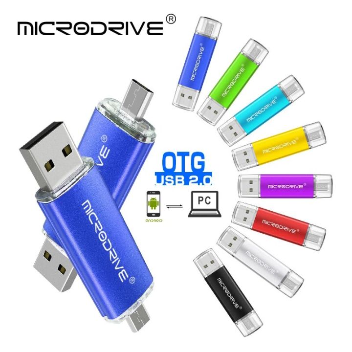 Microdrive USB flash drive OTG high Speed drive 128GB 64GB 32GB external storage double Application Micro USB Stick