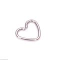 【shengxiong6525】2PC Heart Shaped Steel Piercings Helix Piercings Ear Cartilage Rook Ear Piercings Women Lip Rings Piercing. 