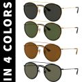 Fashion Round Double Bridge Branded Sunglasses Metal Round Frame UV Protection for Men Women Goggle with Protection Box. 