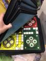 Ludo Matt Carpet Game_Ludo Game _washable Ludo Game Ludo Carpet Large Size 2x2 Ft with large Gotte Set Foldable and Washable Rafias Collection high quality. 