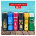 Pack of 6 Body Sprays for Women Long Time Fragrance 75ml Each & 200ml. 