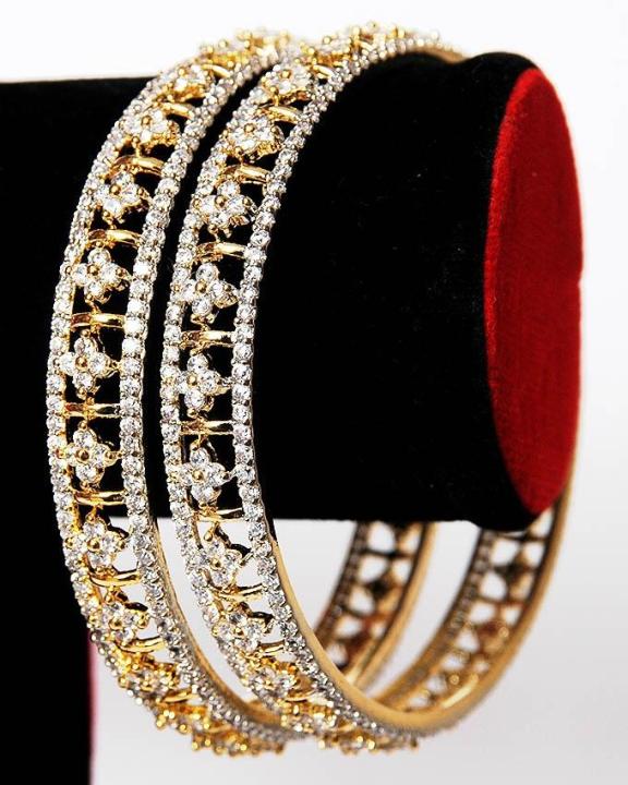 Pair%20of%201k%20Gold%20Plated%20On%20Alloy%20Bangles%20for%20Women%20-%20Image%203