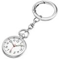 Nurse Watch Student Form Men Digital Watch Clip Small Pocket Watch Portable Seconds Luminous Pocket Watch Keychain Key Ring. 