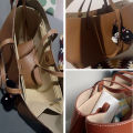 EverToner Insert Bag For POLENE Cyme M Mini Organizer Felt Makeup Linner Bag with Zipper Pocket. 