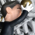 1pcs 7.5cm Alternating current Nikola tesla Action Figures doll kids collection model toy. 