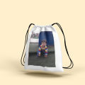 Custom Photo Drawstring Bag- Personalize Your Drawstring Bag with Your Pictures. 