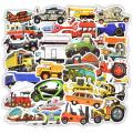 10 Pcs/Pack Engineering Vehicle Car Truck Train Waterproof Stickers for Bike Laptop Car Fridge Mobile Guitar Skateboard. 