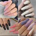 Nails 24 different colors, 576 pcs nails with box , beautiful nails for good , reusable, Coffin shapes and Different colors. 