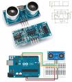 HC-SR04 Ultrasonic Distance Measuring ping Sensor. 