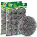 Kitchen Helper BalDish Washing Steel Spiral Sponge Cleaning Ball Steel Tip Wire Spring Stainless steel wire ball wash dishes Pack Of 6. 
