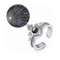 100 Languages I Love You Love Ring With Heart Shaped Velvet Box. 