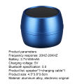 M6 Speaker Bluetooth-compatible 5.0 Rechargeable Mini Wireless Sound Box for Home. 