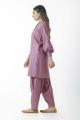 EGO Fall Collection 2019  Improvisations 2 Piece  Purple Brochia 2Pcs Stitched For Women. 