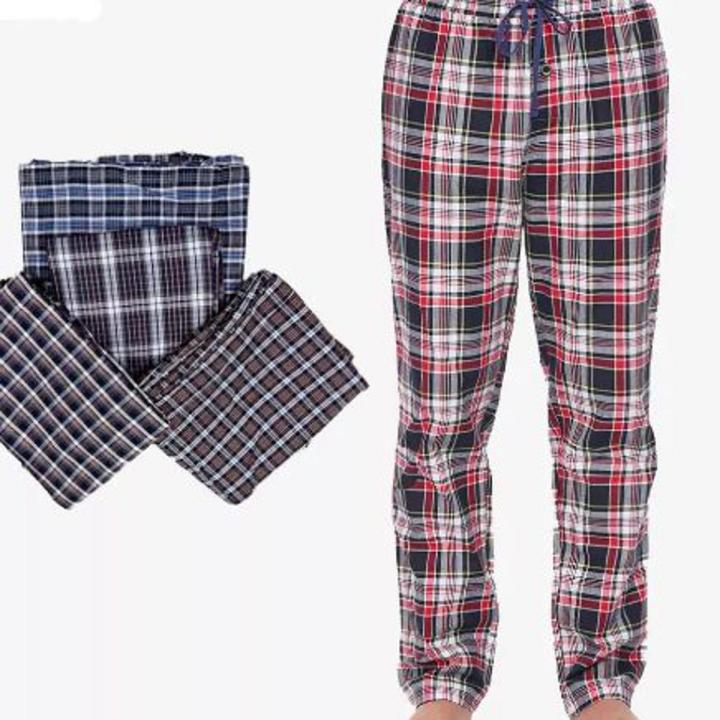 Check Trouser with Pocket Checks Design Trousers Pajama For Men's
