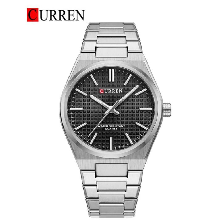 CURREN Original Brand Stainless Steel Waterpoof Band Wrist
