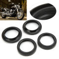 Front Fork Shock Oil Seal, Front Fork Dust Seal Wearproof Replacement for XVS650 V Star for Motorcycle. 