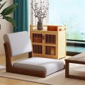 Floor Chair Japanese-style Tatami Seat Solid Wood Bay Window Bed with Soft Chair Legless Back Living Room Chair Simple. 