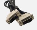DVI Cable Male To Male 19 Pin 18+1 PC Monitor Display Video 1.5m Lead Ferrites. 