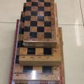 Foldable chess Board Made of wood. 