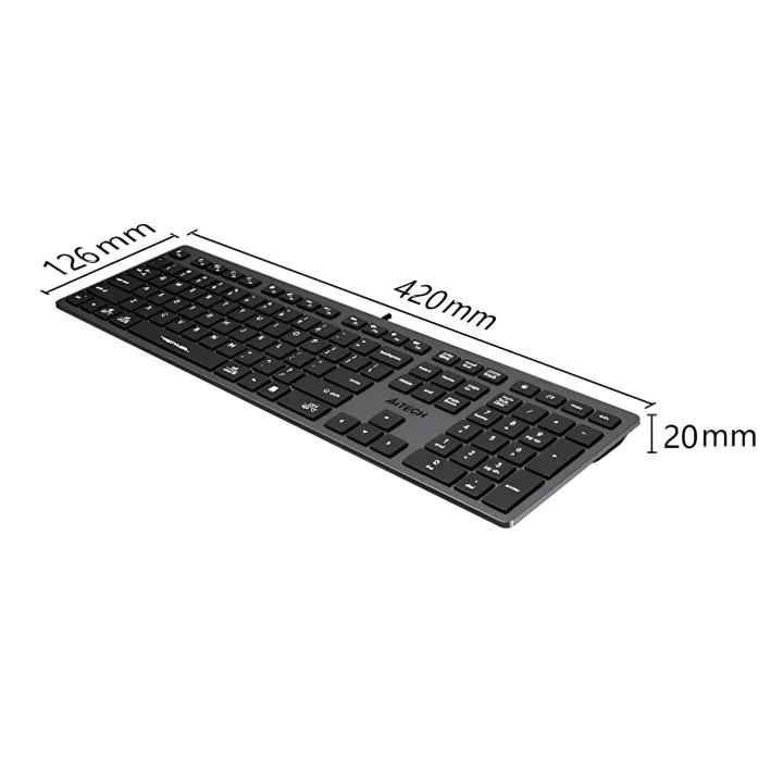 A4tech%20Fstyler%20FX50%20Scissor%20Switch%20Wired%20Keyboard%20-%20Ultra%20Slim%20Keycaps%20-%20Thin%20Profile%20-%20Aluminum%20Body%20-%20Anti%20Slip%20Pads%20-%20Multimedia%20Hot%20Keys%20-%20FN%20Key%20-%20For%20PC/Laptop/Mac%20-%20Image%204