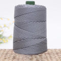 3mm New Summer Crochet Yarn Ice Rope Thread for Hand Knitting Bag Hat Shoes Woven DIY Hook Cushion Silk Medium Thick. 