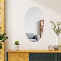 "Premium Flexible Self-Adhesive Mirror Stickers – Unbreakable Acrylic Wall Decals for Stylish Home Décor | Oval, Rectangle & Square Shapes" , 3 Brothers Mart. 