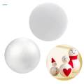 2x Foam Balls Polystyrene Balls Round Handmade Art Projects Gifts Decoration for Household 20cm 25cm. 