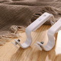 Adjustable Curtain Rod Bracket Easy Install Curtain Rod Holders Heavy Duty Window Drapery Brackets for Home 4pcs Set Southeast Asian Buyers' Choice Curtain Rod Bracket. 