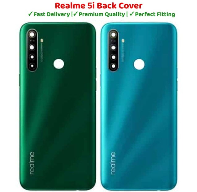 Realme 5i Back Battery Cover Rear Door Housing Case , Back Panel for Realme 5i