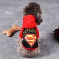 27Pets New Pet Cat Dog Coat Superhero Costume Superman Puppy Pet Hoodie Coat Small Dog Clothes Dog Winter Clothes Pet Supplies. 