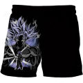 Dragon Ball Z Harajuku Style Shorts With Hood 2023 Vegeta Goku Swimming Shorts Running Tank Top Men Cartoon Shorts Trend. 